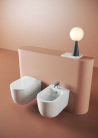 Биде подвесное ArtCeram Monet 36х52 см керамика белый матовый MNB001 05;00