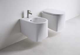 Біде підвісне Axa DP 36х50,5 см кераміка білий глянцевий 8402001