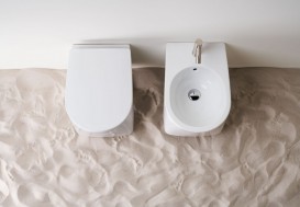 Біде підвісне Axa DP 36х50,5 см кераміка білий глянцевий 8402001