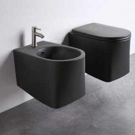 Біде підвісне Axa DP 36х50,5 см кераміка чорний матовий 8402007