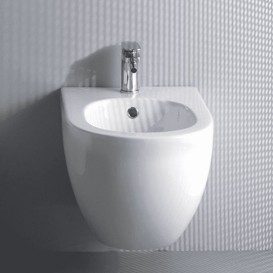 Біде підвісне Axa Glomp 36,5х51 см кераміка білий глянцевий 0202001