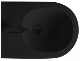 Біде підвісне Axa Glomp 36,5х51 см кераміка чорний матовий 0202007