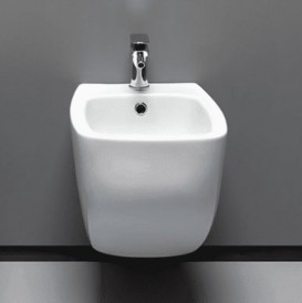 Биде подвесное Axa White Jam 34х52 см керамика белый глянцевый 3312801