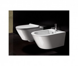 Біде підвісне Catalano Zero Soft 55х35 см 1 отвір під змішувач колір білий 1BS55NR00