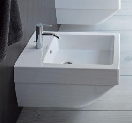 Биде подвесное Duravit Vero Air 37х57 см керамика белый 2274150000