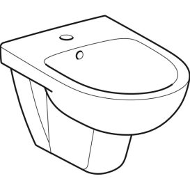 Биде подвесное Geberit Selnova 35х53 см сантехнический фарфор белый 500.264.01.7