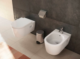 Биде подвесное Hansgrohe EluPura Original S 36х54 см керамика SmartClean белый 61171450