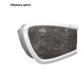 Біде підвісне Hidra Hi-Line 38х54,5 см санфаянс білий/темно-сірий HIW14 99 ceppo di gre dark