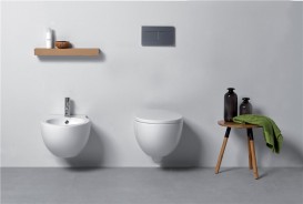 Біде підвісне Kerasan Bit з 1 отвором білий 442401