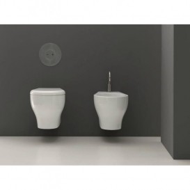 Біде підвісне Kerasan K09 з 1 отвором білий 452501