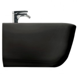 Біде підвісне Kerasan Tribeca з кріпленням WB9N чорне матове 512531