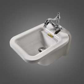 Біде підвісне Kerasan Waldorf з одним отвором біле золото 4125K2