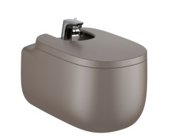 Биде подвесное Roca Beyond 39,5х58 см сантехническая керамика кофейный A3570B6660