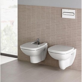 Біде підвісне Roca Debba 54х35.5 см 1 отвір під змішувач кераміка колір білий A355995000