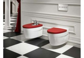 Биде подвесное Roca Khroma 39х61 см керамика белый A357655000