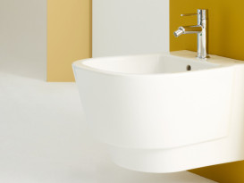 Біде підвісне Roca Tura 36х50 см сантехнічна кераміка білий A357695000