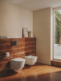 Біде підвісне Roca Tura 36х50 см сантехнічна кераміка білий A357695000