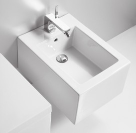 Біде підвісне Simas Frozen 38х51 см фаянс білий FZ 19/F85