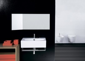 Биде подвесное Simas LFT Spazio 35х52 см санфаянс белый LFT19