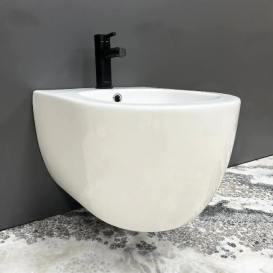 Биде подвесное VBI VULCANO 49х36,5 см керамика белый VBI-020401