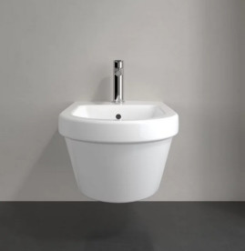 Биде подвесное Villeroy & Boch Architectura 37х53 см санитарная керамика CeramicPlus альпийский белый 548400R1 