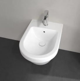 Биде подвесное Villeroy & Boch Architectura 37х53 см санитарная керамика CeramicPlus альпийский белый 548400R1 