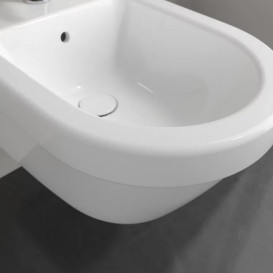 Биде подвесное Villeroy & Boch Architectura 37х53 см санитарная керамика CeramicPlus альпийский белый 548400R1 