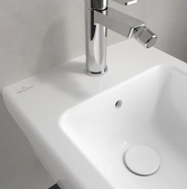 Биде подвесное Villeroy & Boch Architectura 37х53 см санитарная керамика CeramicPlus альпийский белый 548400R1 