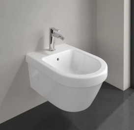 Биде подвесное Villeroy & Boch Architectura 37х53 см санитарная керамика CeramicPlus альпийский белый 548400R1 