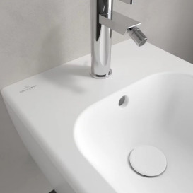 Біде підвісне Villeroy & Boch Avento 37х53 см санітарна кераміка CeramicPlus кам'яний білий 540500RW