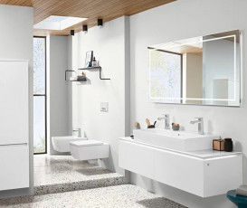 Биде подвесное Villeroy & Boch Memento 2.0 37,5х56 см санитарная керамика альпийский белый 44330001