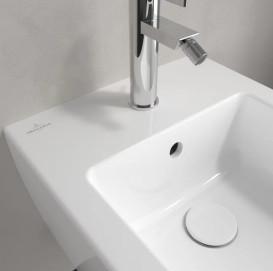 Біде підвісне Villeroy & Boch Memento 2.0 37,5х56 см санітарна кераміка CeramicPlus альпійський білий 443300R1