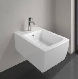 Біде підвісне Villeroy & Boch Memento 2.0 37,5х56 см санітарна кераміка CeramicPlus альпійський білий 443300R1