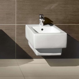 Биде подвесное Villeroy & Boch Memento 37.5х56см керамика ярко-белый CeramicPlus 542800R2