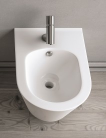 Біде підвісне Volle Aiva 53х35.5 см з отвором під змішувач кераміка колір білий 13-68-540