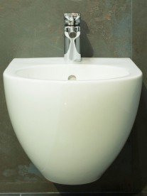 Биде подвесное Geberit Acanto закрытой формы санфарфор белый 500.601.01.2