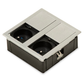 Блок розеток ASA Plastici VersaHit Dual 2x220В нержавеющая сталь 060.15F.00001