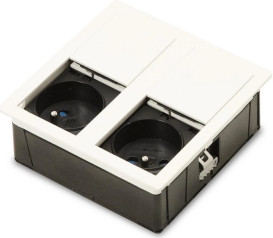 Блок розеток ASA Plastici VersaHit Dual 2x220В теплый белый 060.15F.00006