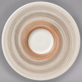 Блюдце Villeroy & Boch Amarah Taupe 12см слоновая кость-красный 16-4021-1430