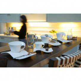 Блюдце Villeroy & Boch NewWave Caffe 17х13 см премиум фарфор белый 10-2484-2831