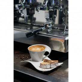 Блюдце Villeroy & Boch NewWave Caffe 22х17 см преміум фарфор білий 10-2484-2830