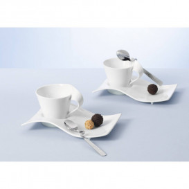 Блюдце Villeroy & Boch NewWave Caffe 22х17 см преміум фарфор білий 10-2484-2830