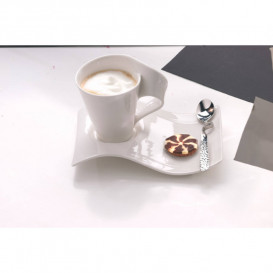Блюдце Villeroy & Boch NewWave Caffe 22х17 см преміум фарфор білий 10-2484-2830