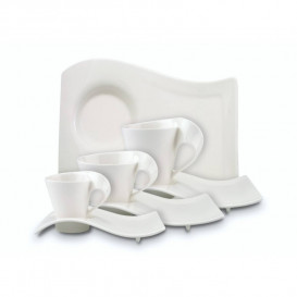 Блюдце Villeroy & Boch NewWave Caffe 22х17 см премиум фарфор белый 10-2484-2830
