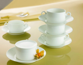 Блюдце Villeroy & Boch Stella Hotel Ø18 см премиум фарфор белый 16-3272-2522