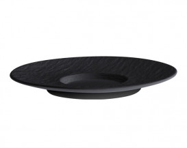 Блюдце Villeroy & Boch The Rock Ø17,3 см преміум фарфор чорний 16-4074-1220