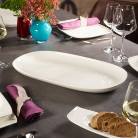 Блюдо овальне Villeroy & Boch Urban Nature 50х27 см преміум фарфор білий 10-3452-3876