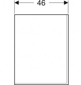 Бічна панель для асиметричної ванни Geberit Selnova Square білий 554.895.01.1