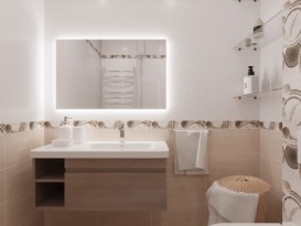 Бордюр InterCerama Mare 50х7 см коричневий 031 152212