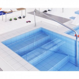 Бордюр Paradyz Gammo Niebieski Ksztaltka B матовый 3х19,8 см K---030X198-1-GAMO.NIB